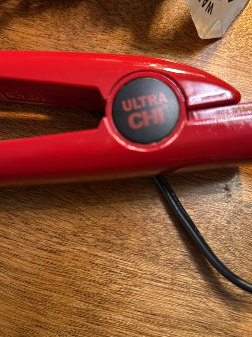 ULTRA CHI Red Ceramic Mini Flat Iron for Women - Compact Styling